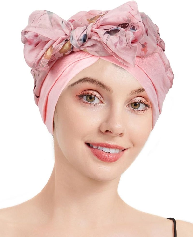 FADACHY Chemo Headwear for Women Full Coverage Head Scarf Hair Wrap Head Covering for Cancer Chemotherapy Patients, Hair Loss - Image 3